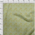 thumbnail image 3 of oneOone Polyester Spandex Light Green Fabric Floral Retro Sewing Craft Projects Fabric Prints By Yard 56 Inch Wide, 3 of 5