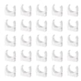 thumbnail image 1 of Support en Plastique en Forme de U Blanc 50 Pcs 1.2x1.2x0.7In, 1 of 6