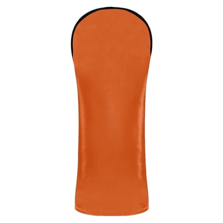 Haosy Basecamp Orange Golf Club Covers Driver Hybrid Wood Headcovers PU Leather Double-Layer Lining Replaceable Tags for Men Women