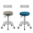 thumbnail image 6 of Lsque Cute Turtle Round Bar chair cushion covers Velvet Fabric Premium Comfort Protects from Scratches and Stains for 14-17 Inch Chair- 14 inch, 6 of 7