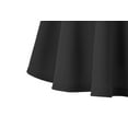 thumbnail image 6 of Urban CoCo Women's Flared Stretchy Mini Skater Skirt（Black, XS）, 6 of 7