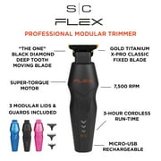 StyleCraft Flex Professional Modular Super-Torque Motor Cordless Hair Trimmer with 3 Modular Body Lids