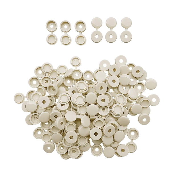 100 Tapones De Rosca De Plástico Con Bisagras De 6 Mm De