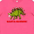 thumbnail image 4 of Inktastic Santa-saurus Christmas Dinosaur Youth T-Shirt, 4 of 5