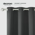 thumbnail image 5 of ZOPZO Room Darkening Curtains Pack of 2, Energy Saving, Dark Gray, 42W x 84L Inch, Noise Reducing Thermal Insulated Drapes for Living Room Windows, 5 of 6