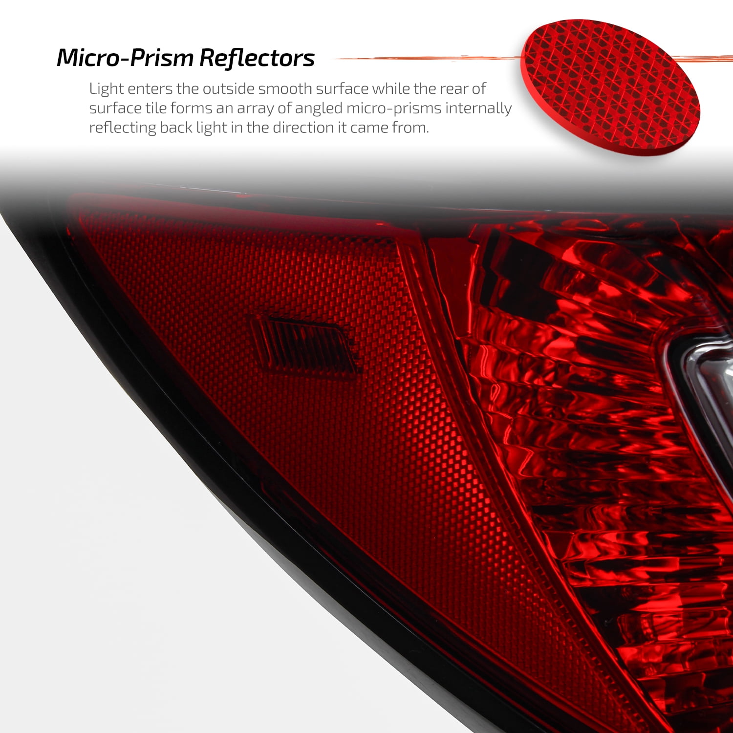 AKKON - Fit 2013 2014 2015 2016 2017 Chevy Traverse Halogen Type Tail Light Outer Brake Lamp Assembly OE Style Driver Left Side