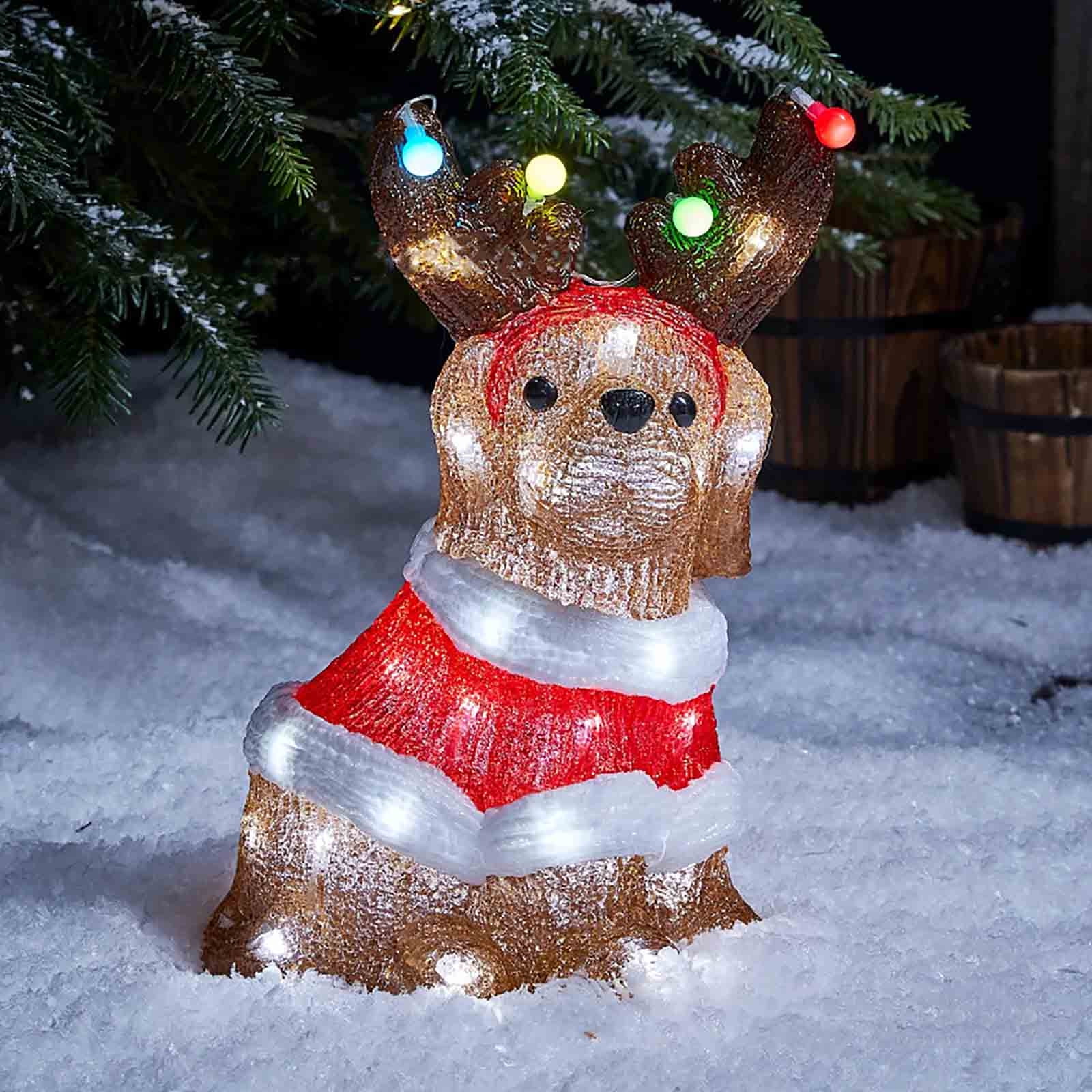 Outdoor dog christmas decorations discount