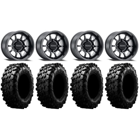 Method 409 15 Black (4+3) Wheels 29 Carnivore Tires Sportsman RZR Ranger