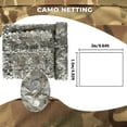 thumbnail image 5 of INTELIVE 2pcs 9.84*5ft 210D Camouflage Net, Lightweight Camouflage Net Cover for Sunshade Hide, 5 of 12