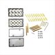 thumbnail image 1 of Herramienta de BRICOLAJE Caja de la Batería Spliceable Soporte de la Batería para 12V 24V 48V Kit de Almacenamiento de Energía Soporte de Alta Corriente 18650-8, 1 of 5