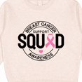 thumbnail image 3 of Inktastic Breast Cancer Support Squad Toddler Sweatshirt, 3 of 4