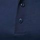 thumbnail image 3 of Playera Elvqul de Hombre Casuales Algodón Azul Marino sin Estampado Manga Corta con Solapa Botones, 3 of 4
