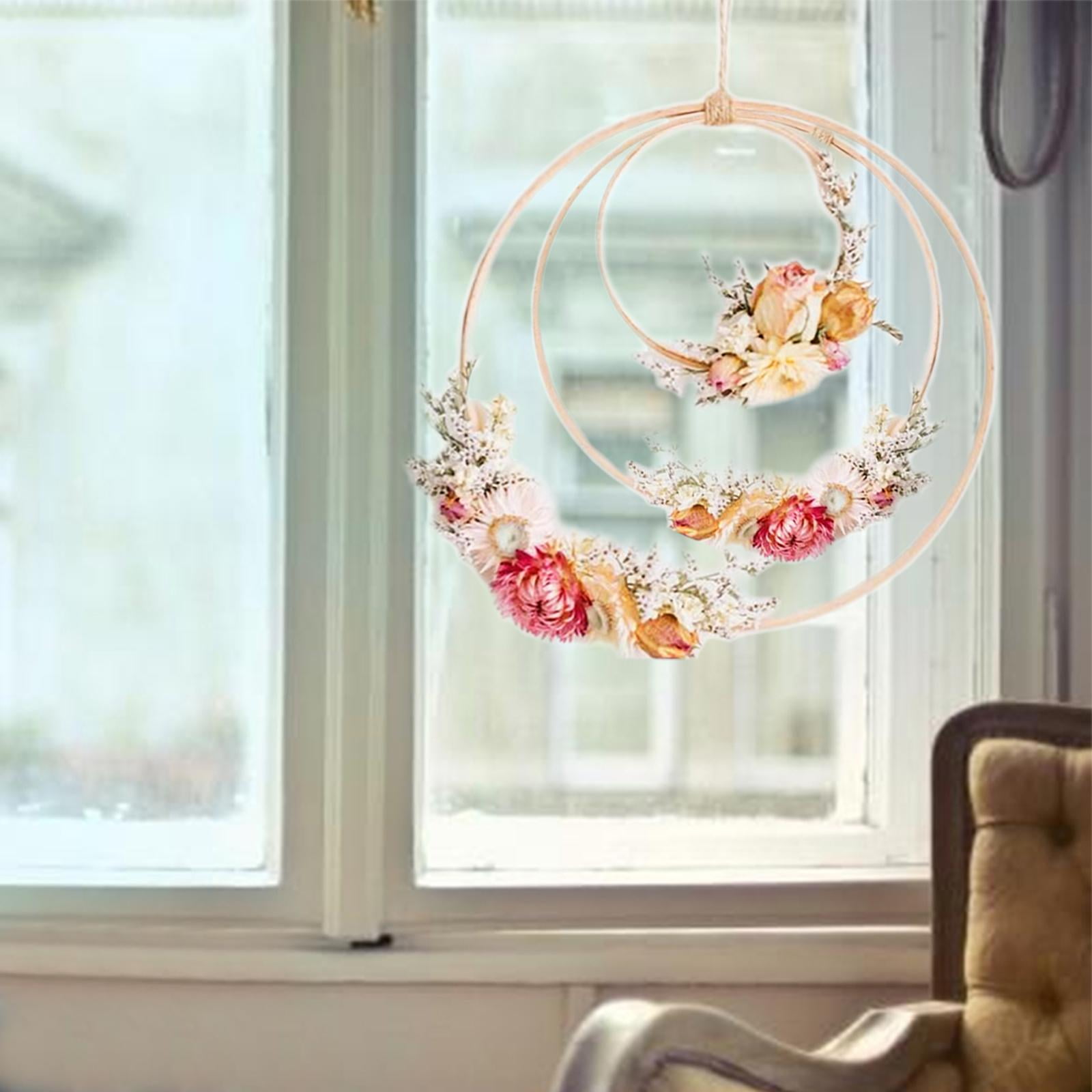 4X Embroidery Hoop Wooden Round Bamboo Stitch for Art Craft 40cm
