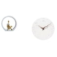 thumbnail image 1 of Estatua de niña, figuras de mujer, escultura de arte abstracto, reloj de pared de resina, decoración creativa moderna para el hogar, cronometraje sile, 1 of 8