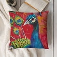thumbnail image 3 of SHANXI Abstract Art Velvet Throw Pillow Covers Sofa Pillowcase Car Square Throw Pillowcases Home Decoration 24x24in, 3 of 5
