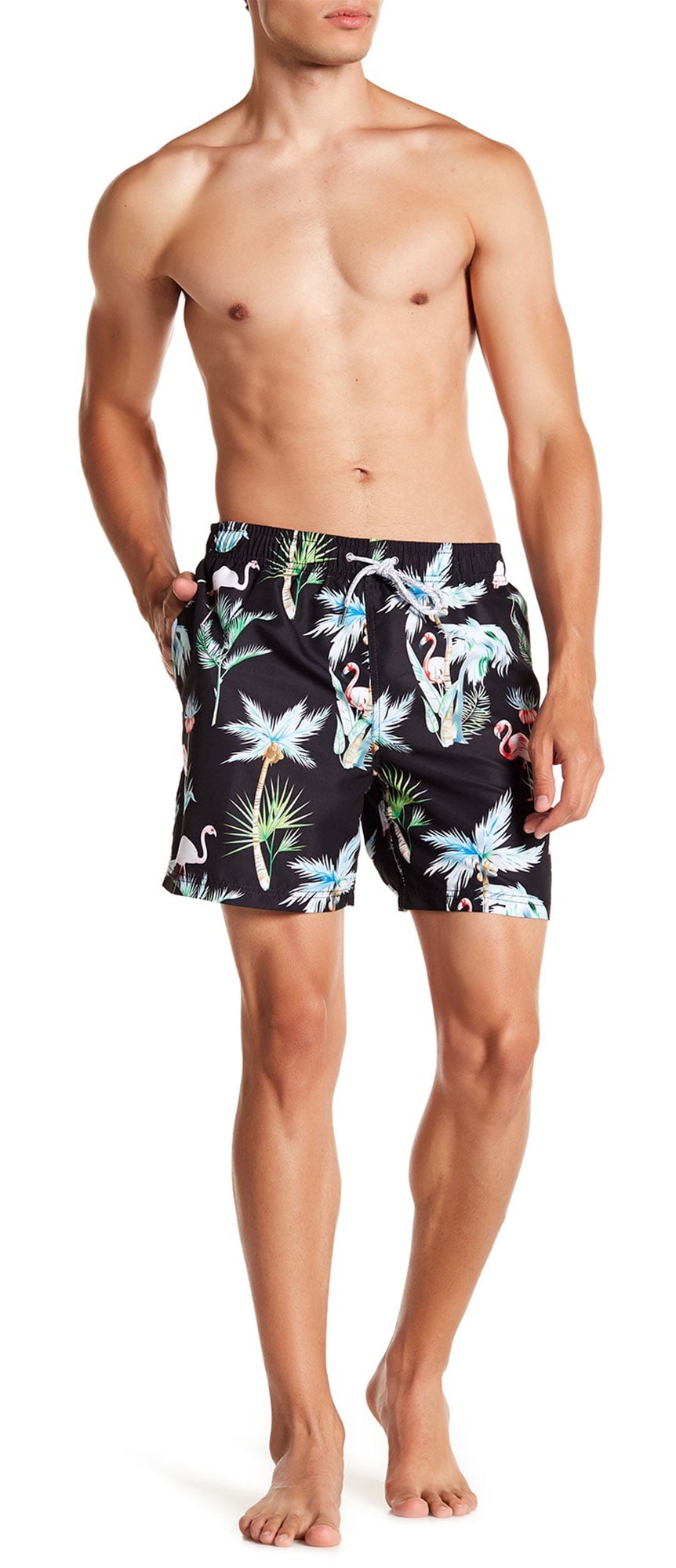 men's lightweight shorts elastic waist