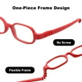 thumbnail image 5 of Baby Girls & Boys Optical Glasses with Strap No Screw One-piece Children Eyeglasses Size 39 For Age 0-1Yrs, 5 of 5