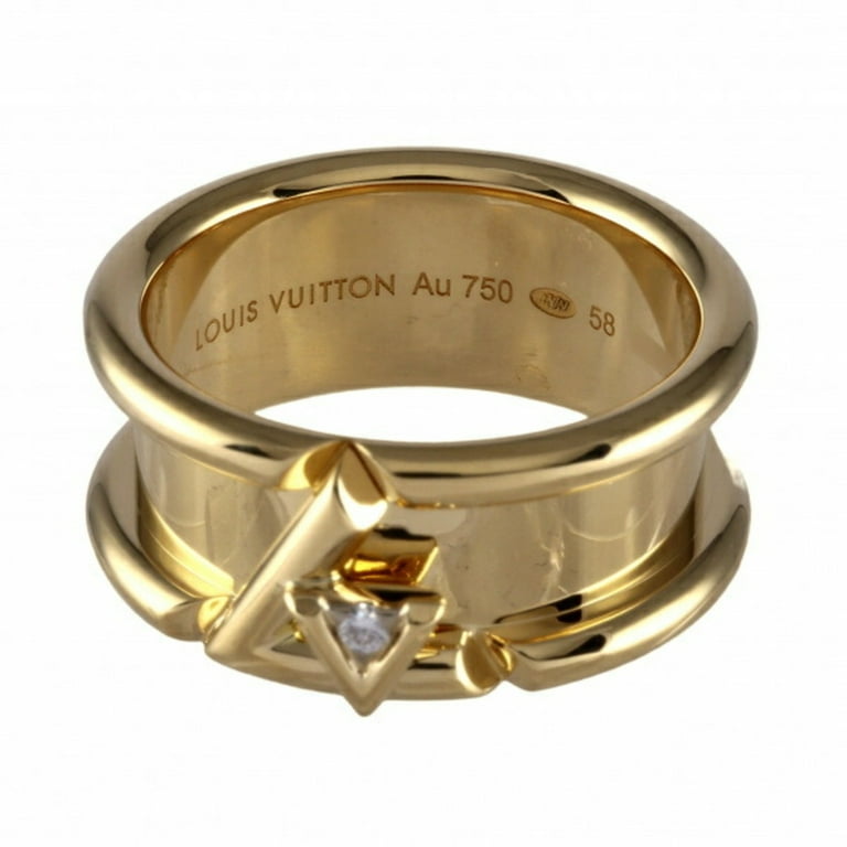 Authenticated used Louis Vuitton Berg Band - LV Voltwan Ring K18yg Yellow Gold, Women's, Size: One Size