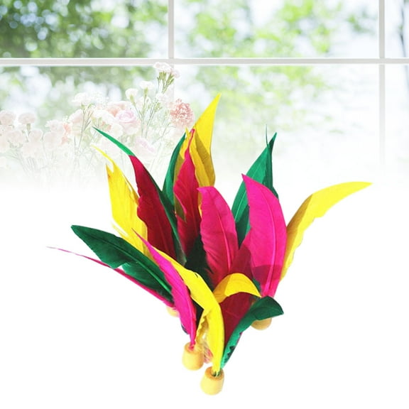 FRCOLOR 20 Pcs Battledore and Shuttlecock Paddle Badminton Shuttlecock 20pcs