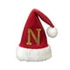 thumbnail image 2 of Adornos personalizados de 26 letras para árbol de Navidad | Decoración colgante de alfabeto DIY | Colgantes festivos con letras rojas y sombrero de Papá Noel | Decoraciones navideñas ligeras y, 2 of 6