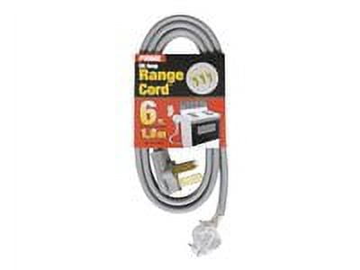Prime RD628106L 6' 6/2 & 8/1 SRDT Gray Amp Range Cord