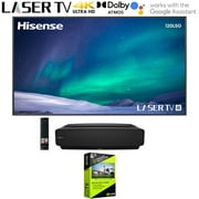 Hisense 120L5G-CINE120A 120" 4K Ultra-Short-Throw LASER TV & 120'' ALR Cinema Screen Bundle with Premium 4 Year Extended Protection Plan
