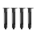 thumbnail image 3 of 4 patas para muebles, soportes para camas, tocadores, zapateros y muebles de TV. Negro 20cm, 3 of 9