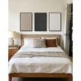 thumbnail image 5 of SHENIFY Large 24x36in3pcs Black Framed Minimalist Abstract Bohemian Wall Art Modern Boho Neutral Line Wall Decor Geometric Artwork Bedroom Dining Room, 5 of 8