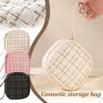thumbnail image 2 of Wmool Sac de Rangement pour Serviettes Hygiéniques à Carreaux avec Lanière Sac à Rouge à Lèvres Carré Voyage P4, 2 of 8