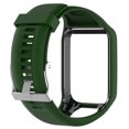 thumbnail image 3 of Correa de reloj de silicona para correa de muñeca de repuesto para TomTom 2 3 Runner 2 3 Spark 3, verde Inevent EL2367-05B, 3 of 7