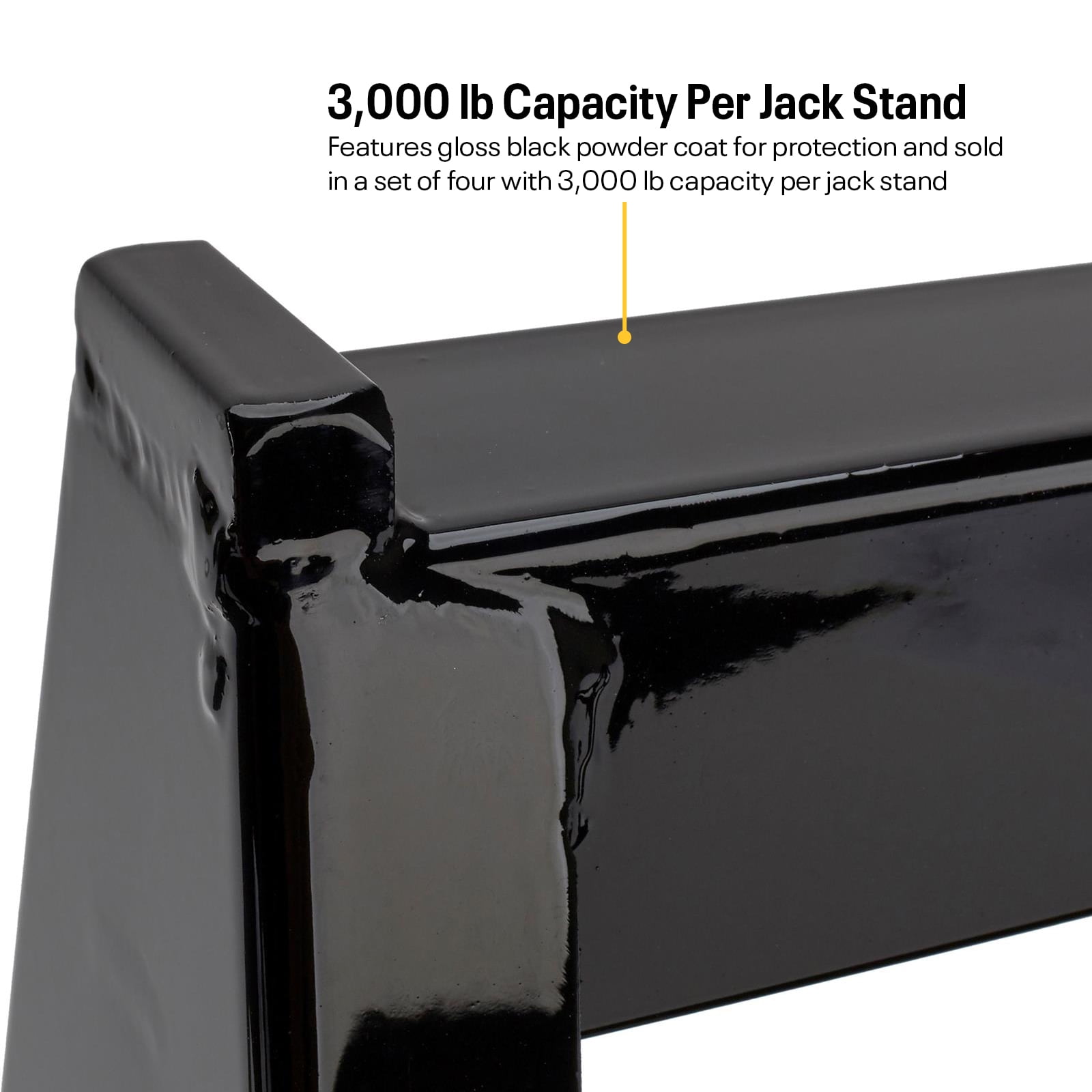 Fixed Height Steel Racing Jack Stands, Set of 4
