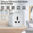 thumbnail image 3 of Track Sockets Power Track Socket Outlet Versatile Electric Mobile Track Socket Power Track Adapter, 3 of 7