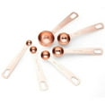 thumbnail image 2 of Baking Supplies Kitchen Gadget Scaled Tools Stainless Steel Measuring Spoons Rose Gold, 2 of 6