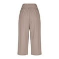thumbnail image 6 of Comfy Pants for Women Women's Capri Pants Casual Point Pants With Drawstring For Everyday Wear Summer Bottoms For Men And Women Comfortable And Versatile Styling Options, 6 of 6