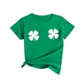 thumbnail image 3 of ZZwxWA St Patricks Day Shirt Green Shirts for Women Shamrock Womens Plus Size Tops Short Sleeve Casual Trendy, 3 of 5