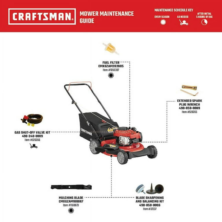 Craftsman m110 lawn mower spark plug discount