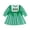 Green, variant on OJSFQUFP Baby Girls Christmas Comfortable and Breathable Long Sleeved Dress Cute Cartoon Print Dress