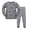 Gris, variante sur Liyamei Pyjama Décontracté à Manches Longues pour Garçons Imprimé Personnalité, Gris 6-7 Ans