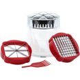 thumbnail image 1 of Stainless Steel Apple Cutter, Safe & Quick Apple Divider for Apples, Pears & ,BowlVersatile Dicer, Fruit Cutter Potato Chipper(14.5*13*13.6), 1 of 5