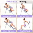 thumbnail image 5 of RICAN Ab Fitness Crunch, Abdominal Workout Machine for Glider Roller and Pushup with Headrest, Strength Training Exerciser for Core Strength and Plasticity, Ideal for Home Gym Office, 5 of 10