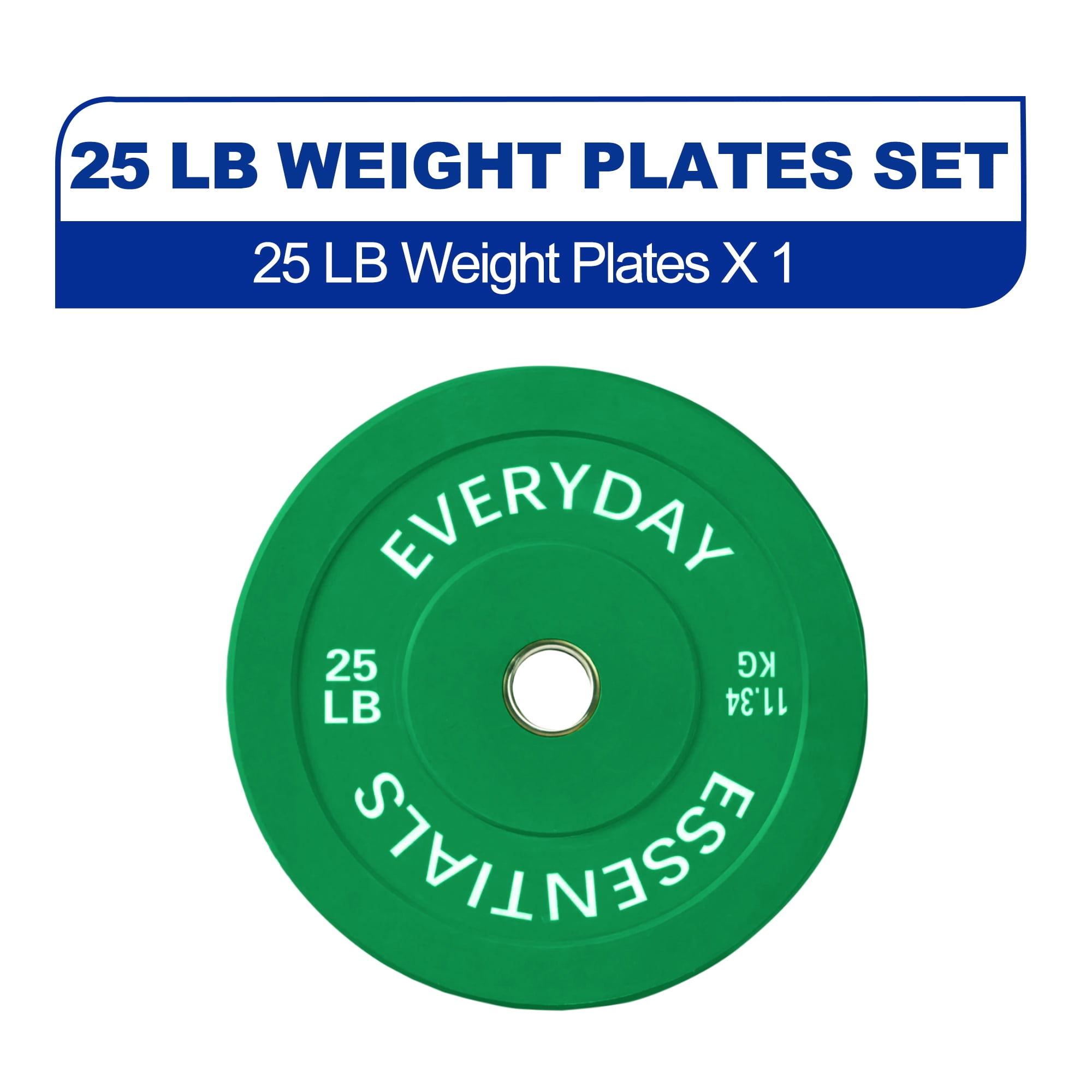BalanceFrom Olympic Bumper Plate Weight Plate with Steel Hub, Colored, 210 lbs Set