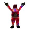 thumbnail image 2 of Dserhfy Large Christmas Santa Claus Ornaments Cute Climbing Santa Hanging Decoration for Outside Roof Window Wall Decor, 2 of 8