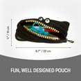 thumbnail image 5 of ZIPIT Grillz Pencil Case | Black Pencil Pouch for College and Office, 5 of 10