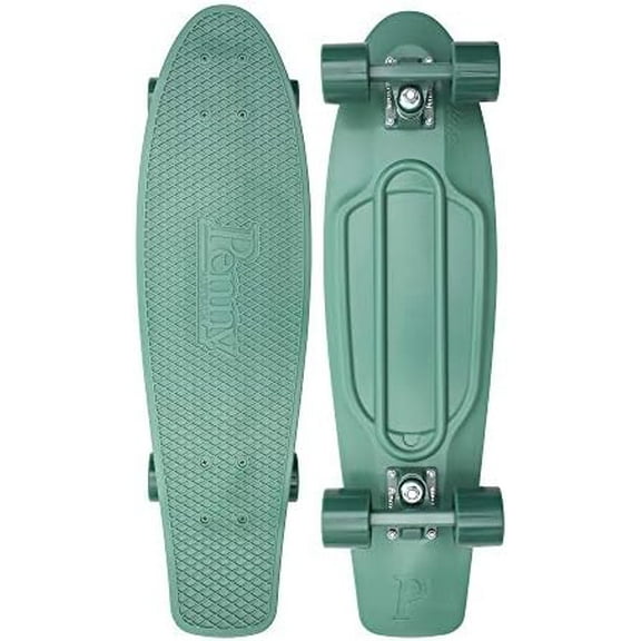 , 27 Inch Green Penny Board, The Original Plastic Skateboard