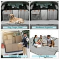 thumbnail image 6 of Dog Car Seat Cover for Back Seat Waterproof Extender Dog Seat Cover for Travel Hammock Grey Black, 6 of 7