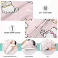 thumbnail image 3 of Cartoon Cat Pillowcase King Size, Super Soft Pillow Shams Covers, Plush Cozy Pillow Cases with Zipper, 20" X 40"（119） Home Decor Gifts, 3 of 6