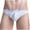 White, variant on ZVNAΖH Swim Briefs for Men, Men's Sexy Low Rise Quick Dry Swim Briefs Hot Body Bikini Swimsuit Swimwear