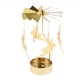 thumbnail image 1 of Candelabro giratorio para velas de té, adorno para decoración navideña, dorado Duende, 1 of 9