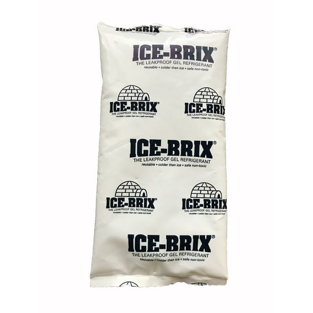 Ice Brix Reusable Leakproof Nontoxic Ice Pack 3oz Gel 5 X 2 3 4 X 3 4 Qty12 Walmart Com Walmart Com Ice Brix Reusable Leakproof Nontoxic Ice Pack 3oz Gel 5 X 2 3 4 X 3 4 Qty12 Walmart Com Walmart Com