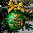thumbnail image 7 of Shoreew United States 250th Anniversary Ornament 250th Anniversary Acrylic Christmas Ball Ornament Patriotic Christmas Tree Hanging Decor, 7 of 7